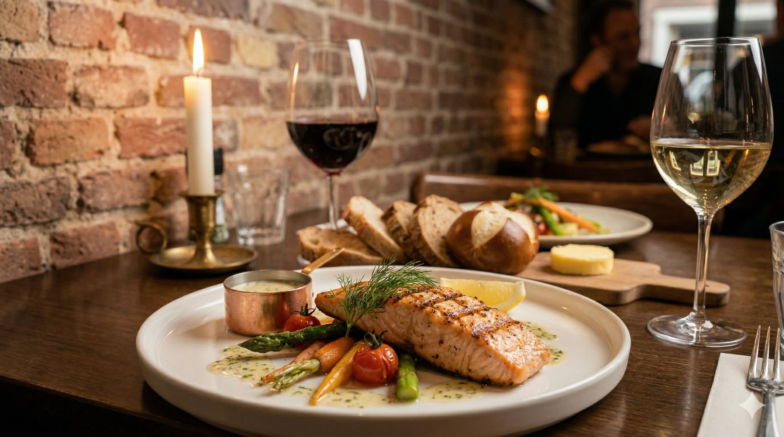 Hoofdgerechten bij Brasserie De Hoek